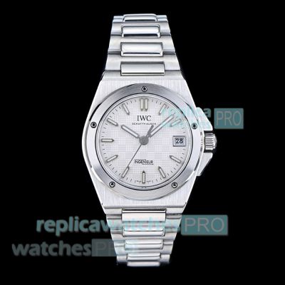 IWS Swiss Replica IWC Schaffhausen Ingenieur White Dial Stainless Steel Watch 35mm 